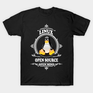 Linux - Open Source - Open Mind T-Shirt